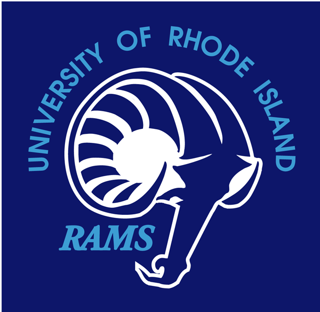 Rhode Island Rams 1989-2009 Primary Dark Logo iron on paper